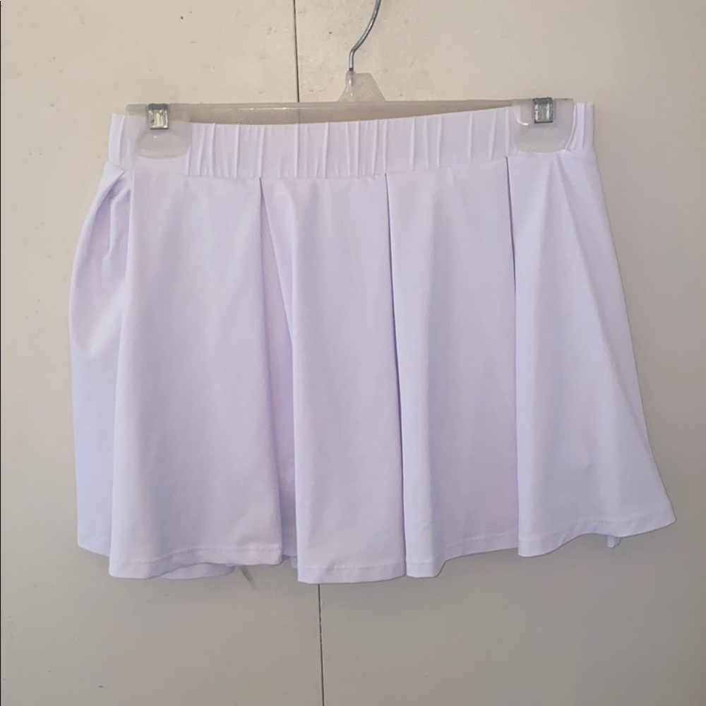 SHEIN White Pleated Skirt